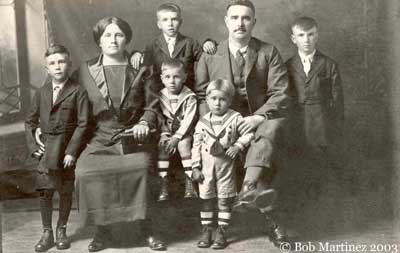 Martnez Family, West Virginia, a principios de los aos 1920